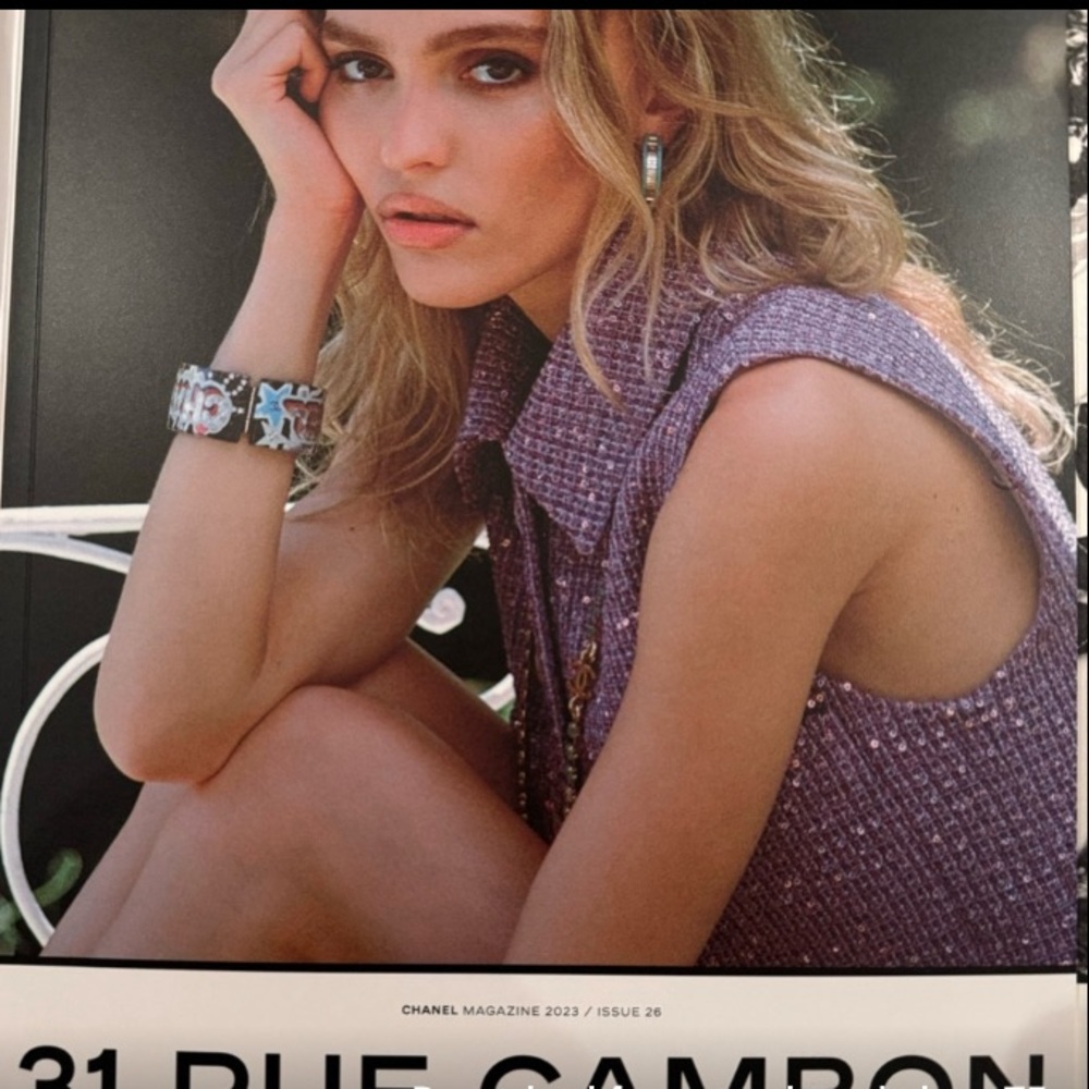 CHANEL Magazine Coffee Table Book Lily Rose Depp Collection